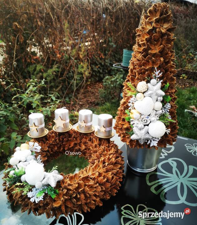Choinka z szyszek buczyny wielkopolskie Rogoźno