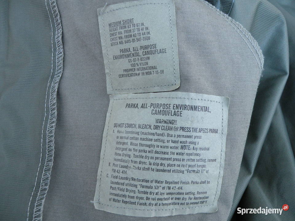 Komplet Goretex ABU tiger stripes medium short Wrocław