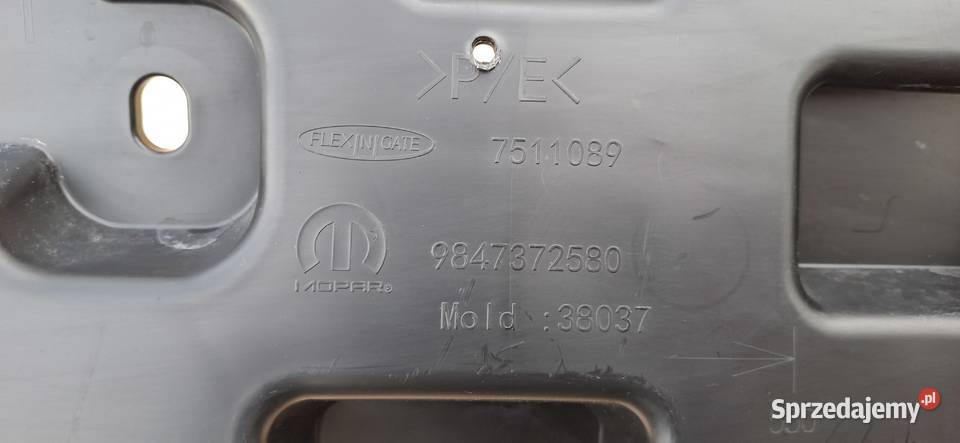 PEUGEOT ŚLIZG WSPORNIK OSŁONA BELKI 9847382580