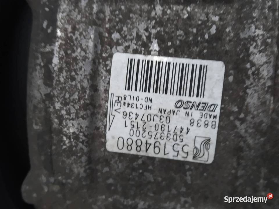 SPRĘŻARKA KLIMATYZACJI 55194880 14 Fiat Linea I Części samochodowe sprzedam