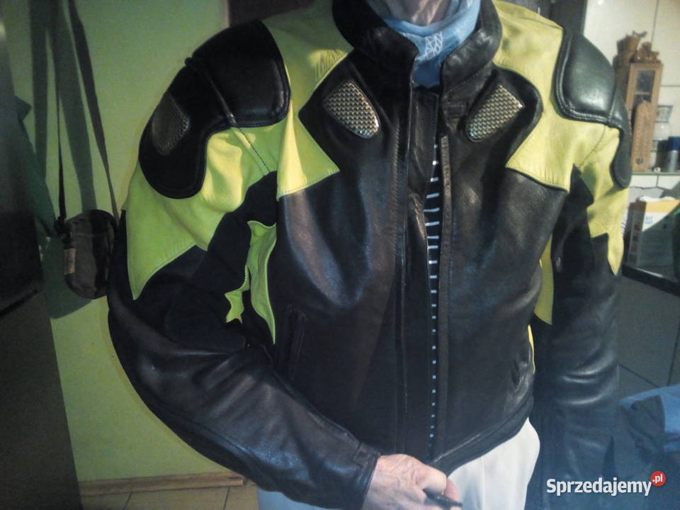 Kurtka motocyklowa męska skórzana Frank Thomas