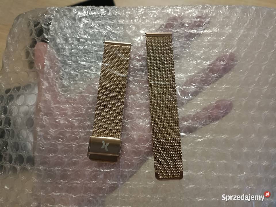 Pasek Opaska Bransoleta Metalowa Złota do Maxcom Kwidzyn