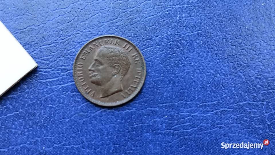 Stare monety 1 centesimi 1903 Włochy Lesko