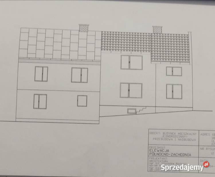 Nieruchomość dom rymanow zamiana na samochod bliźniak podkarpackie Rymanów sprzedam