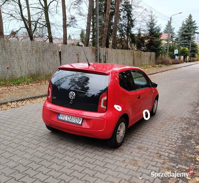VW UP zarejestrowany OKAZJA czujnik deszczu Poznań