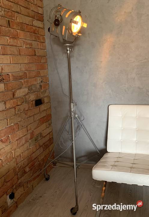Lampa PRL teatralna Vintage loft Lampy podłogowe wielkopolskie Poznań