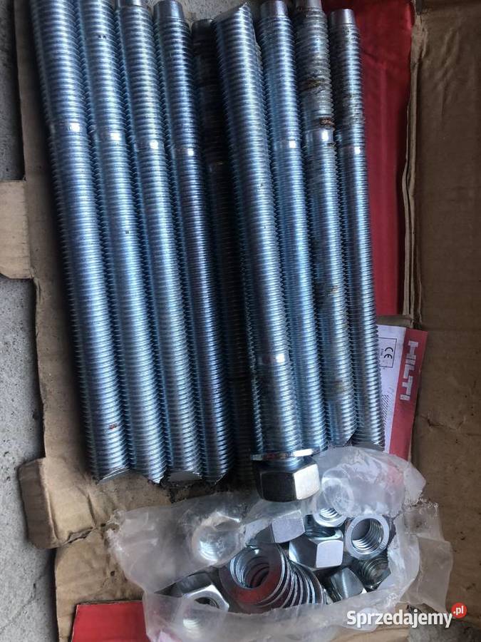 Śruba gwintowana z podkładka i nakrętka hilti podkarpackie Stalowa Wola