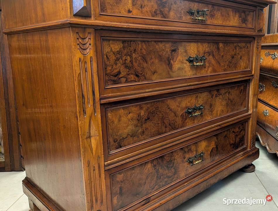 Piękna komoda czeczota orzechsklep Dąbrowa sprzedam