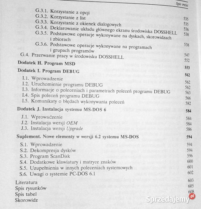 System operacyjny MSDOS 662 początkujących i miękka