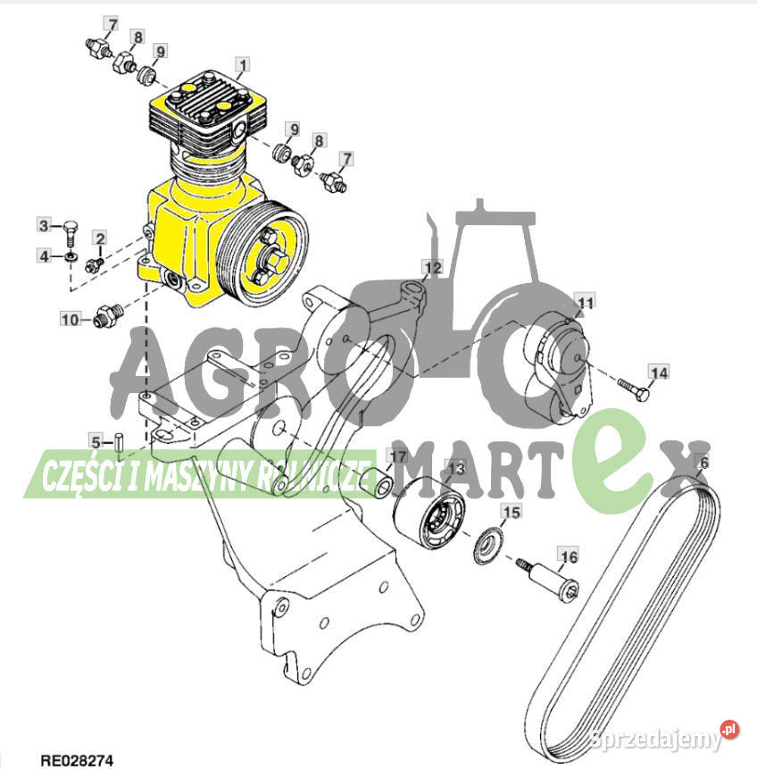 RE189197 RE58386 SPRĘŻARKA POWIETRZA 8000 JD Wichrów