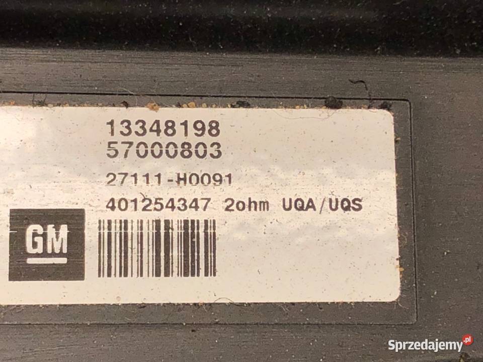 GŁOŚNIKI KOMPLET OPEL ASTRA J 13348198 Hatchback