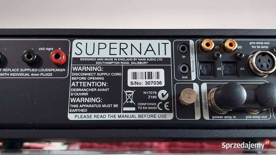 Wzmacniacz NAIM SUPERNAIT 1 Warszawa