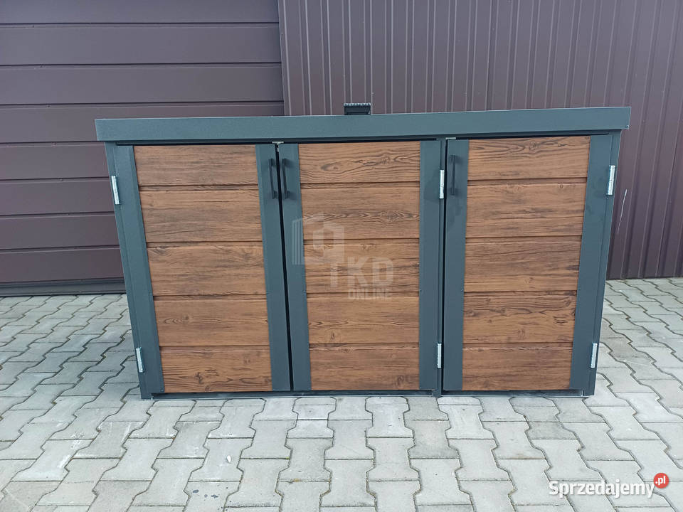 Zabudowa koszy na śmieci wiata obudowa Ruda Śląska