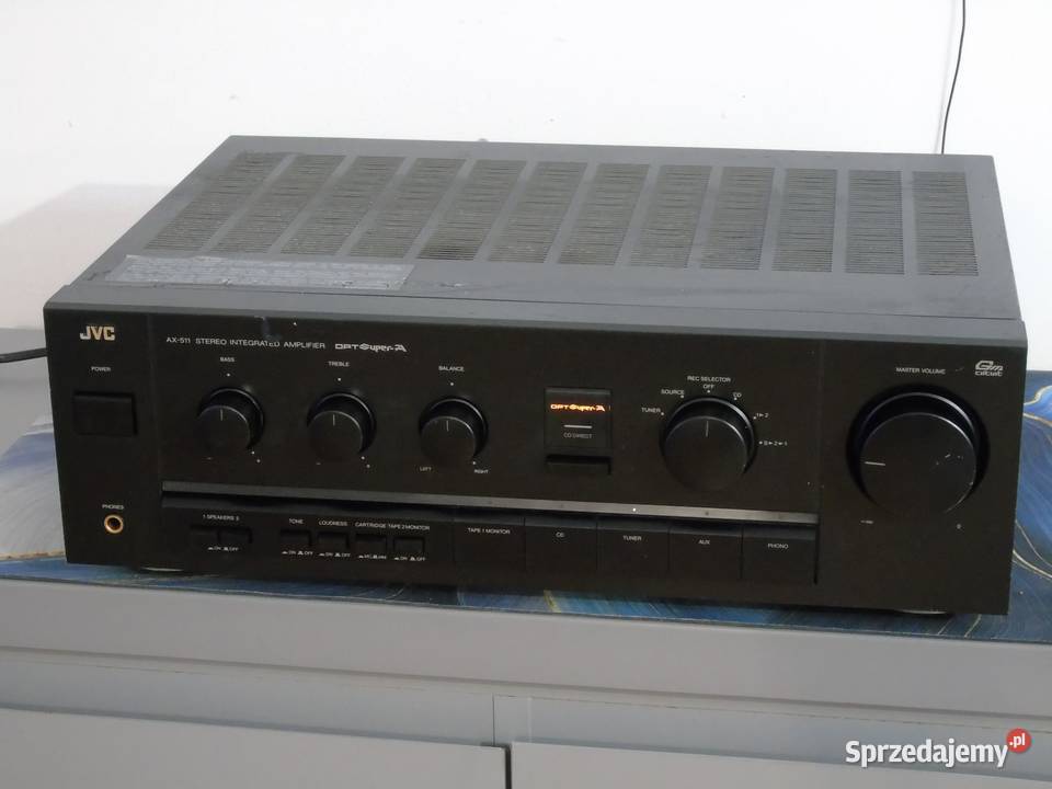 Wzmacniacz JVC AX511 mocny i sprawny WYSYŁKA Wzmacniacze i pokrewne Jasło