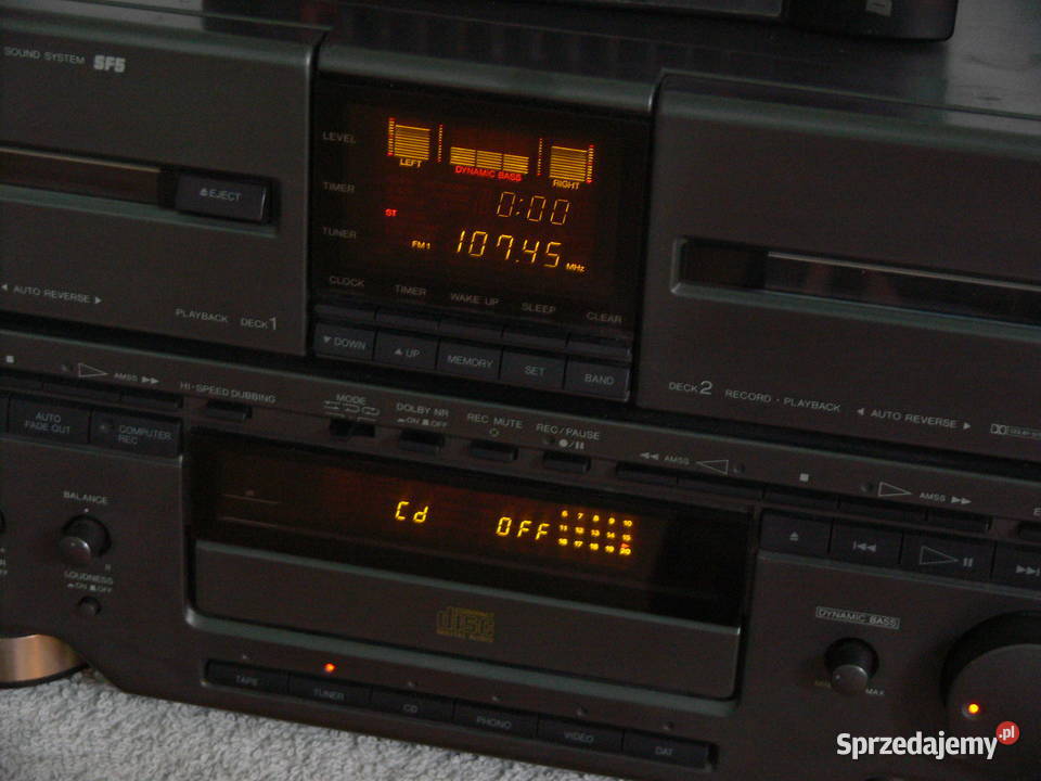 Wieża Sanyo DCFS5 pilot WYSYŁKA Jasło