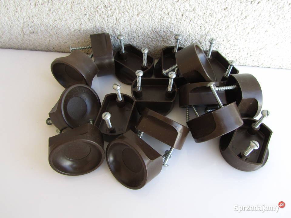 Gałki uchwyty meblowe kpl 16 z PRLu