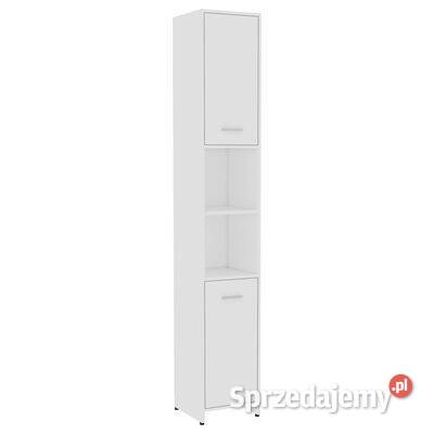 vidaXL Szafka łazienkowa biała 30x30x1835 płyta Warszawa