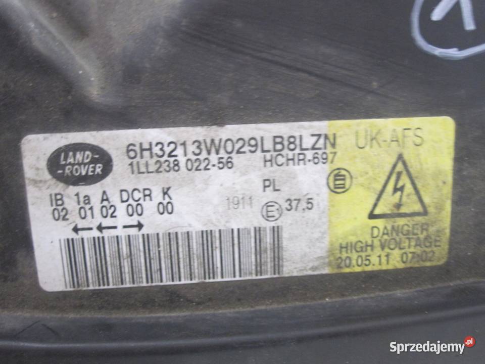 RANGE ROVER SPORT I L320 LIFT 08r lampa prawa