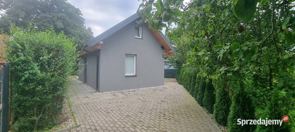 Całoroczny domek ROD im E Gierczak w Kołobrzegu taras Kołobrzeg