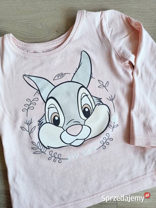 Bluzka koszulka dziewczęca na długi rękaw różowa Płock