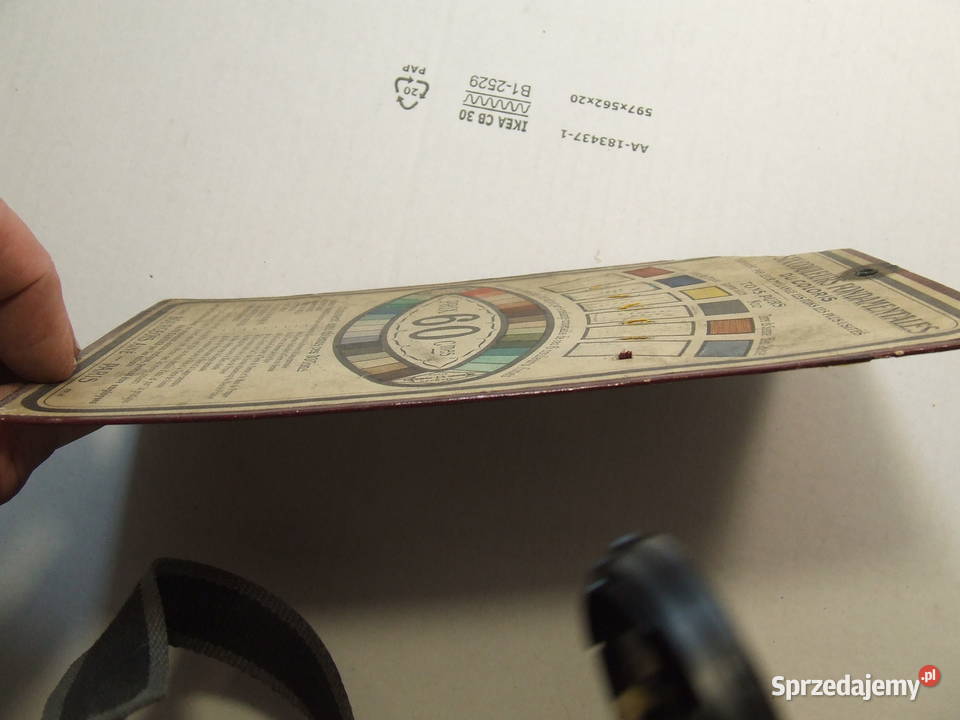 Stara Reklama Kolory Bourgeois Aine Paris Czeladź