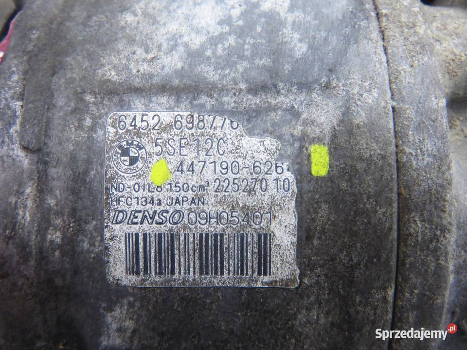 KOMPRESOR KLIMATYZACJI BMW E90 320 d 4471906264 osobowe