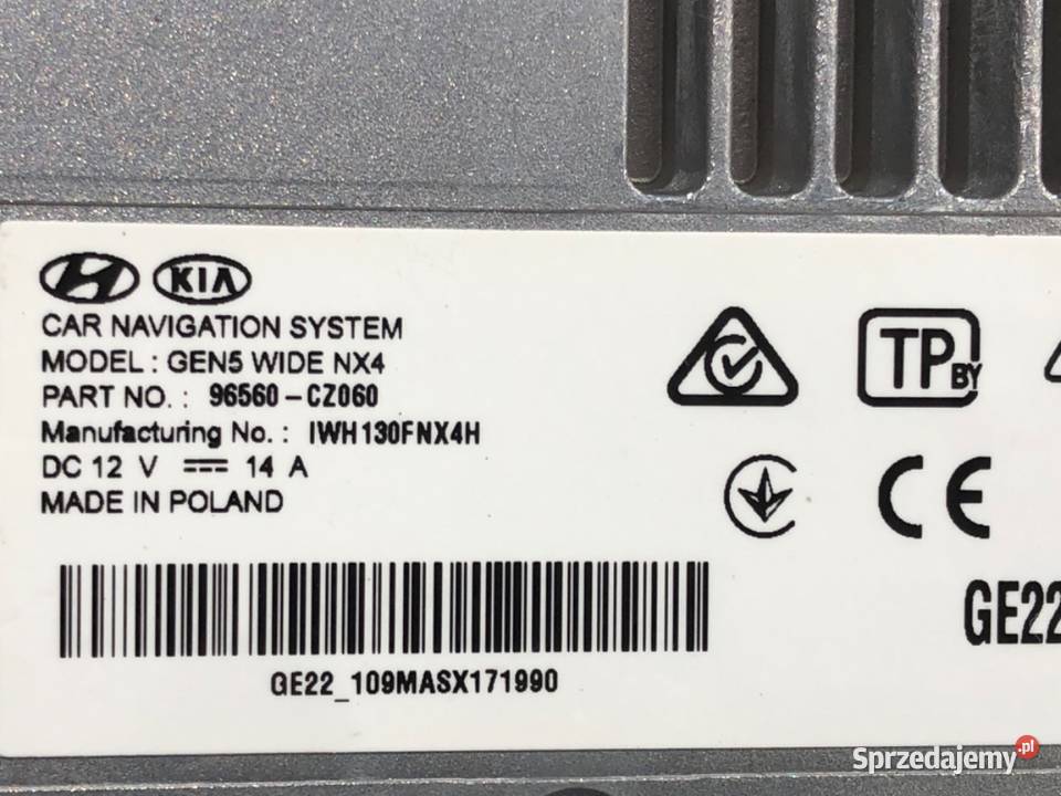 TUNER RADIA HYUNDAI TUCSON 96560CZ060 ODTWARZACZ osobowe Sprzęt audio fabryczny