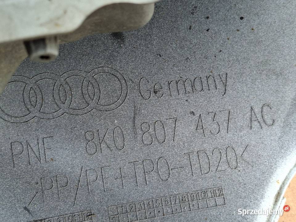 AUDI A4 B8 LIFT ZDERZAK PRZÓD PRZEDNI PDC Bieleń