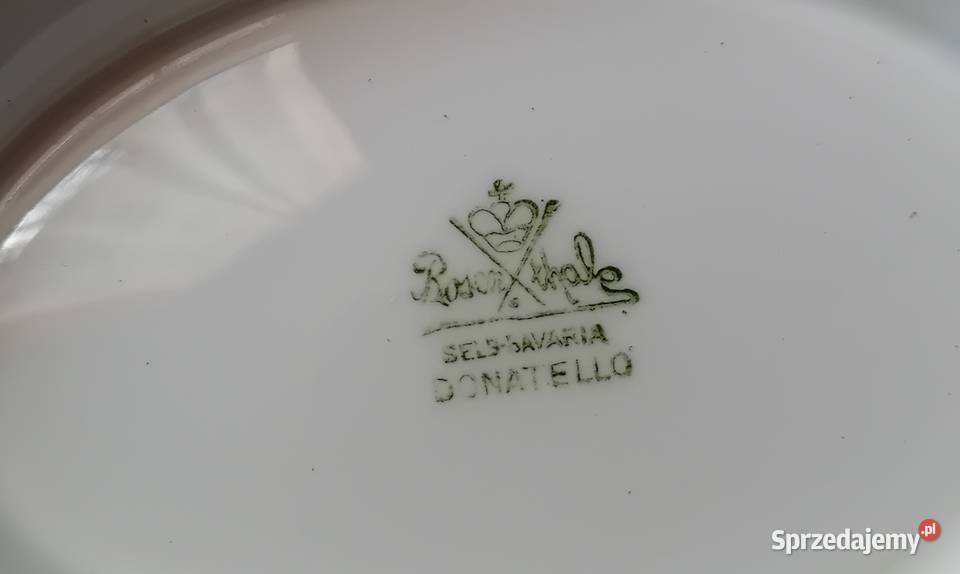 Biała sosjerka Rosenthal Donatello sygnatura wielkopolskie Koźminek