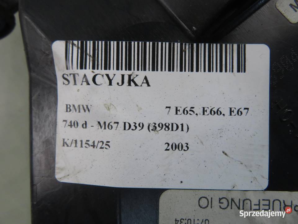 STACYJKA BMW 7 E65 E66 E67 6942487 sprzedam