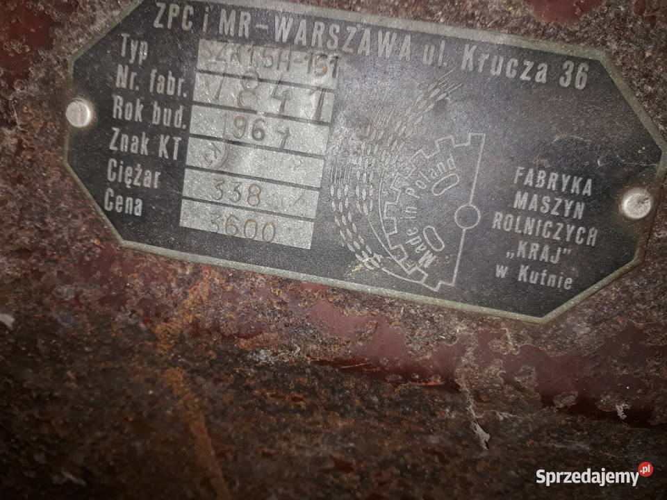Sprzedam siewnik konny sprawny Agco Kościelec-Kolonia