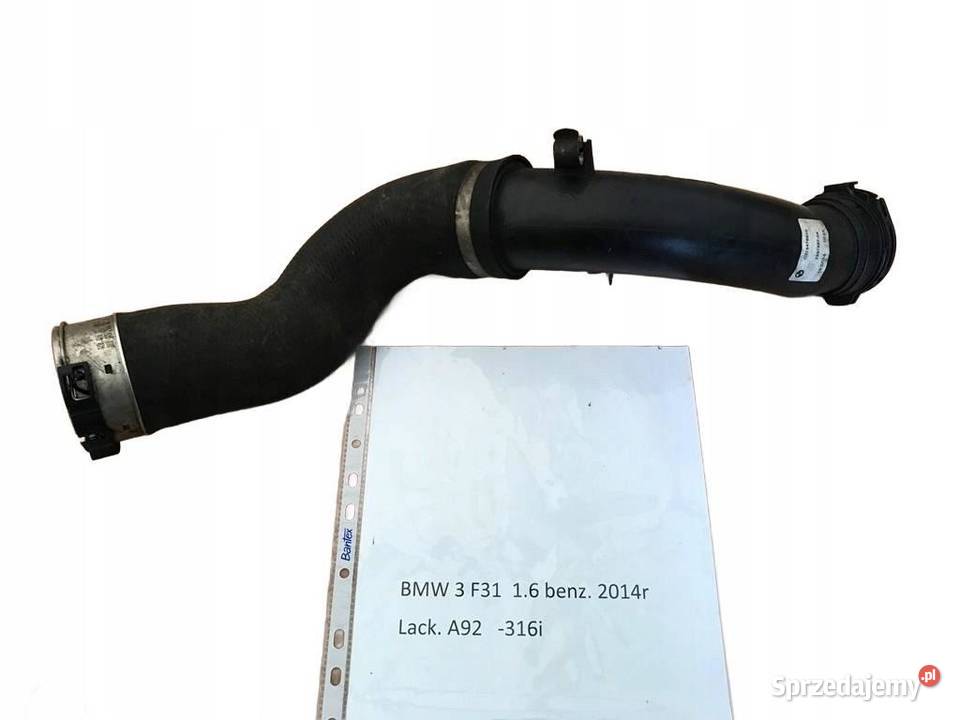 WĄŻ RURA INTERCOOLERA BMW 1 F20 16 TB 7597587