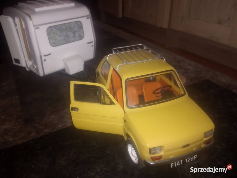Fiat 126p z przyczepa niewiadow Deagostini Kraśnik