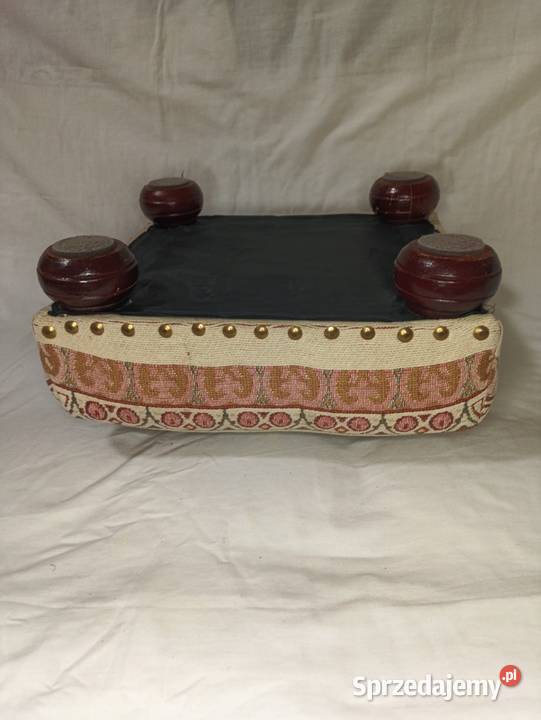 Podnóżek puf z gobeliny 30cm Trzcianka