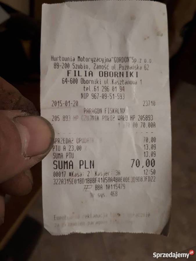 Czujnik wału do omegi b wielkopolskie Szamotuły sprzedam