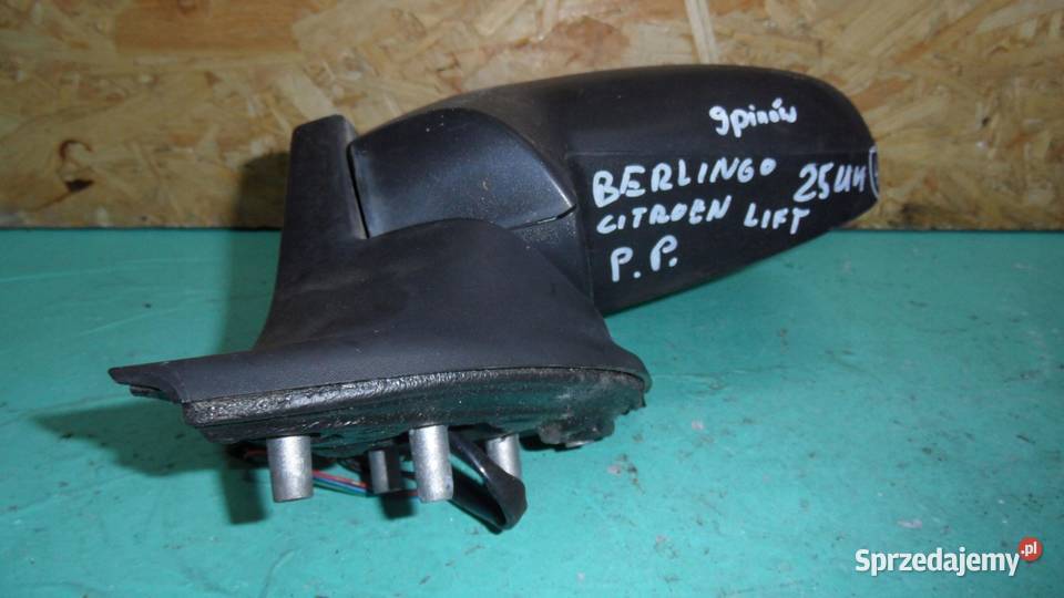 CITROEN BERLINGO II 08r lusterko prawe 2 PINY 3