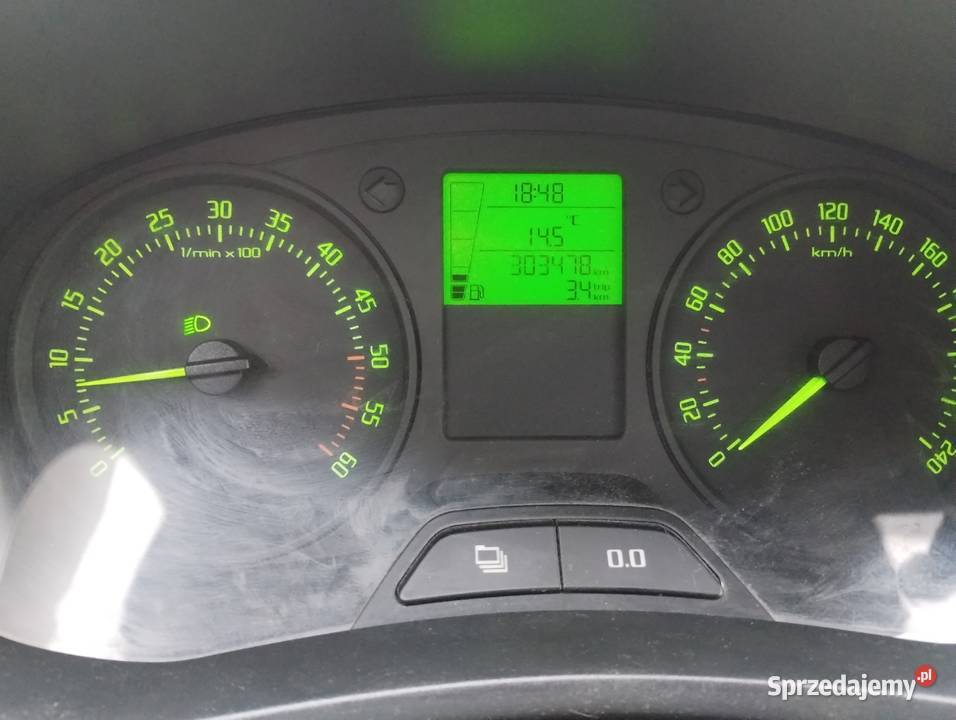 Skoda Fabia COMBI 16 TDI DPF 2010 Srebrna