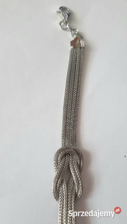 Yes Srebrna piękna bransoletka