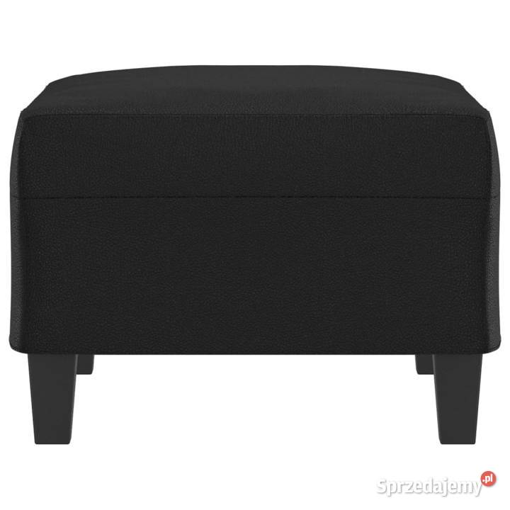 vidaXL Podnóżek czarny 70x55x41 sztuczna Pozostałe mazowieckie Warszawa