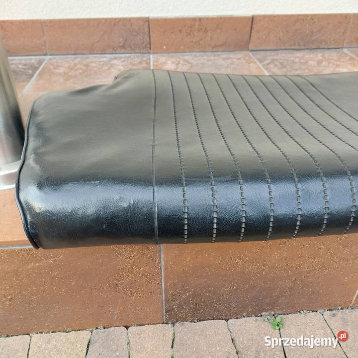 Kanapa tylna FIAT 126P czarny skaj osobowe Fotele i kanapy Olesno