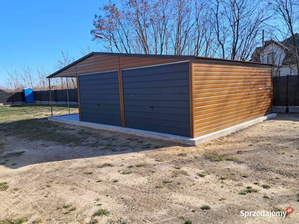 Garaż blaszany wiata Wzmocniony PROFILAMI Zielona Góra