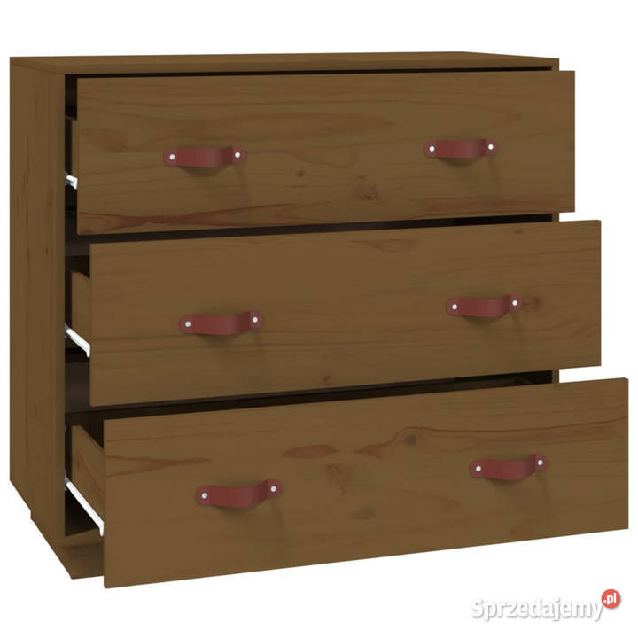 Komoda woskowy brąz 80x40x75 drewno sosnowe sprzedam