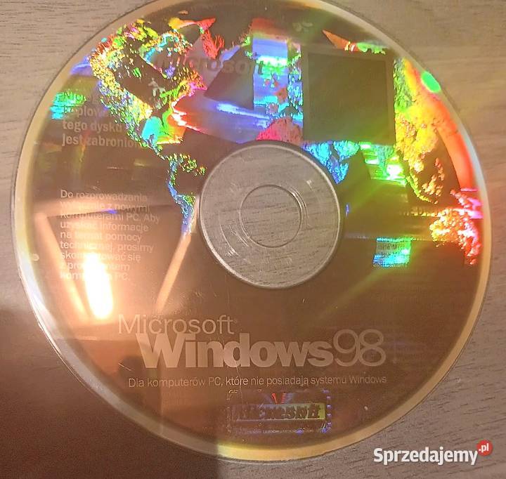 Oryginalny Windows 98 Wydanie drugie opolskie Opole