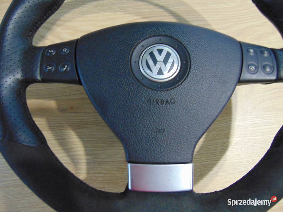 kierownica ścięta Rline alkantara vw golf V małopolskie Bochnia