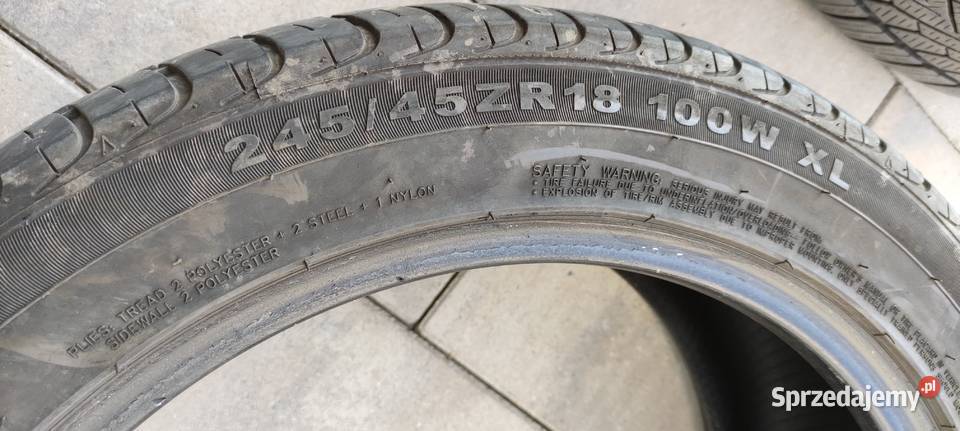 Opony letnie 24545 R18 18 Nysa