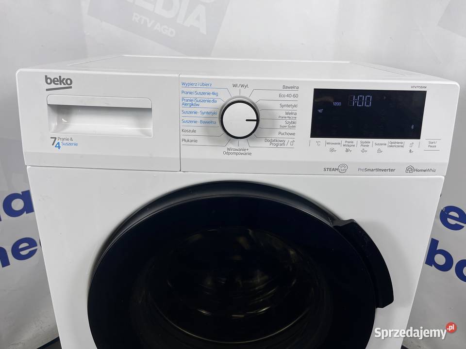 PralkaSuszarka Beko Stan Inverter7 4 1400 A