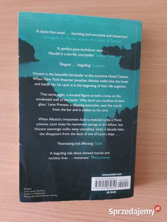 KSIĄŻKA anglojęzyczna The Glass Hotel E Mandel Proza i poezja Złotniki