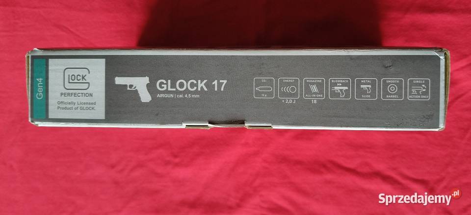 Tanio Nowy GLOCK 17 gen 4 CO2 BB 45 mm Oleśnica