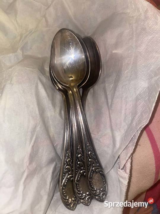 Sprzedam komplet posrebrzany sztućce PRL mazowieckie Warszawa