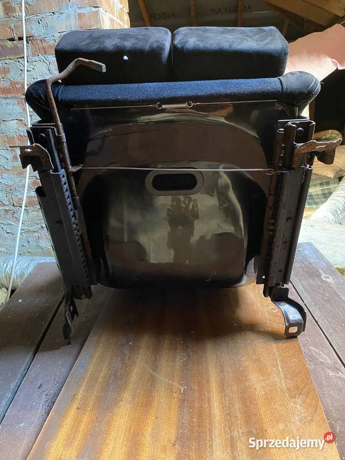 Fotel sportowy SLIDE RS zamsz Black M szyny fotele, kanapy sprzedam